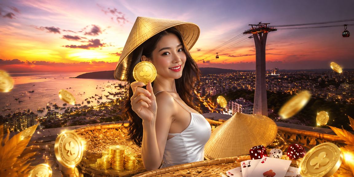 Cảnh đặt cược và giải trí casino trực tuyến tại Việt Nam với giao diện hiện đại